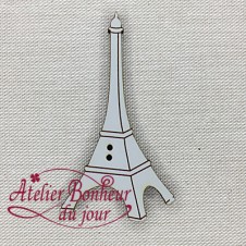 Decorative wooden button “Eiffel Tower" Atelier bonheur du jour