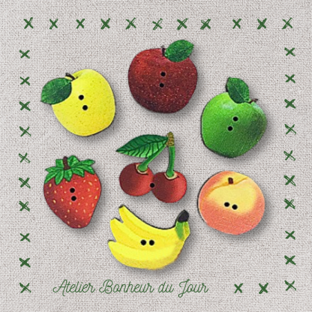 Mini pochette "les fruits" Atelier bonheur du jour